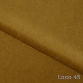Sedacia súprava Tempo U, Ľavá, zlatá (loco 45)