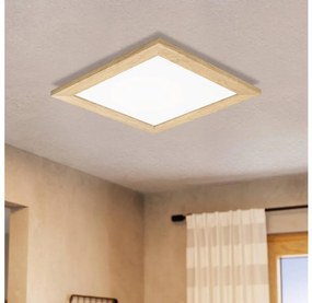 Eglo 75643 - LED Stropné svietidlo CALEMAR LED/19W/230V 4000K 43,7 cm dub EG75643