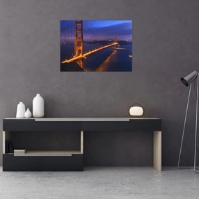 Sklenený obraz - Golden Gate Bridge (70x50 cm)