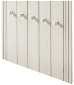 Biela predsieňová zostava z borovicového dreva 60x120x25 cm Anita – Støraa