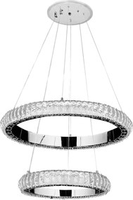 Toolight Toolight, LED závesné osvetlenie 60cm, G044-2CP, chrómová, OSW-06312