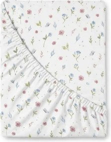 Kvalitex Bavlnené napínacie prestieradlo 90x200 cm - Letná lúka