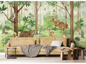 Fototapeta XXL Forest Kids 360 x 254 cm, 4 diely