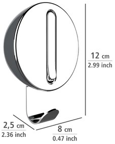 Sklápací nástenný háčik Wenko 8 x 2,5 x 12 cm