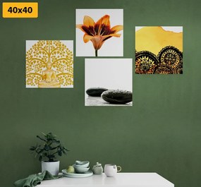 Set obrazov Feng Shui kombinácia - 4x 60x60