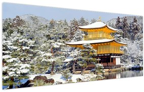 Obraz - Kinkakudži, Japonsko (120x50 cm)