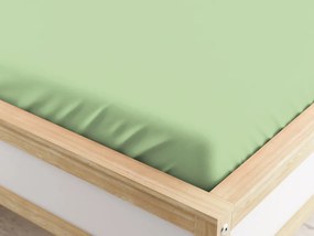 Napínacia plachta z mikrovlákna svetlo zelená 90 x 200 cm