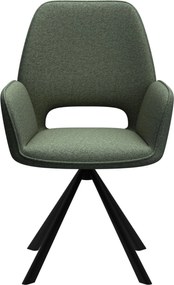 Otočné jídelní křeslo Graham zelené