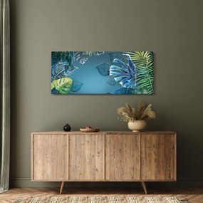 Obraz - Listy tropických rastlín (120x50 cm)