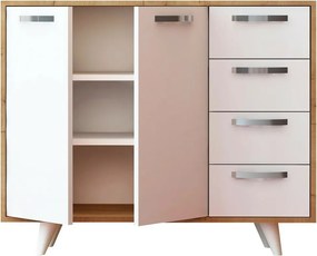 Skrinka Waga Oak and White