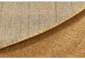 Okrúhly koberec SOFTY Jednotný, Jednobarevný, zlato Veľkosť: kruh 200 cm