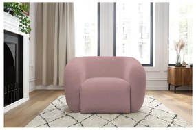 Svetloružové kreslo Celine – Bobochic Paris