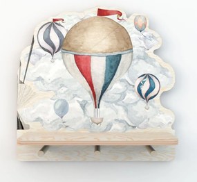 Polička do detskej izby balón