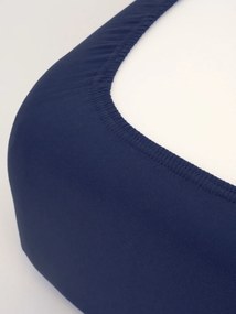 Jersey plachta Classic 140 x 200 cm – tmavo modrá