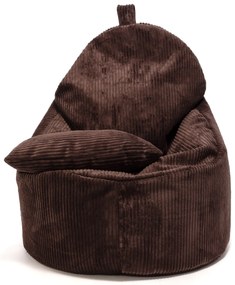 Manšestrové kreslo Yoko Velvet – 180 l – 75 × 70 cm Farba: SZ29 - tmavo hnedá