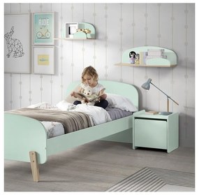 Mentolovozelený nočný stolík Vipack Kiddy