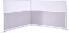 Vevor Izbový paraván 2ks 183x122x20CM voľne stojaci s akrylovými oknami