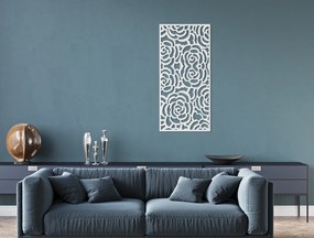 drevko Moderný obraz na stenu Kvety v záhrade Rozmer obrazu: 44,5 x 21 cm, Farba dekorácie: Čierna