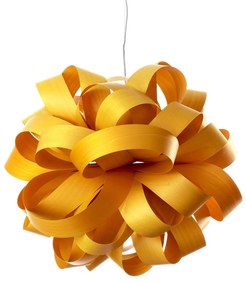 LZF Agatha Ball závesná lampa, 84x80 cm, žltá