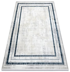 Koberec DUKE 51523 krém / modrý - Rám