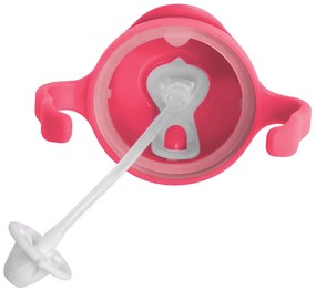 Hrnček so slamkou - malina 240 ml