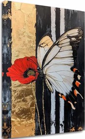 Obraz motýľov Dotyky prírody - 100% originál domaľovaný akrylom