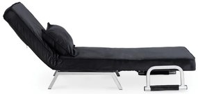 Kreslo pohovka rozkladacia PRATO čierna - vintino.sk