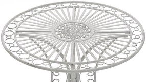 Kovový stôl GS13437402 - Biela antik