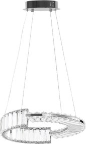 Toolight Toolight, LED stropné svietidlo APP1527-CP40, chrómová, OSW-06976