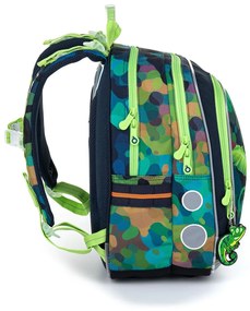 Veľká školská súprava Topgal ENDY 22055 B - batoh + peračník + vrecko na prezuvky + pláštenka na batoh