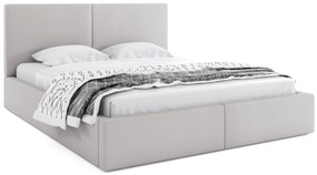Čalúnená posteľ (výklopná) HILTON 180x200cm SIVÁ
