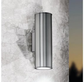 Eglo 33582 - LED RGBW Stmievateľné vonkajšie osvetlenie RIGA 2xGU10/5W/230V IP44 EG33582