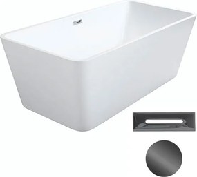 Besco Akrylátová voľne stojaca vaňa Evita 160x80 BESCO-Typ výpuste: Click-Clack s prepadom, biela, BESCO-Rozmery: 160x80, BESCO-Farba: Biela