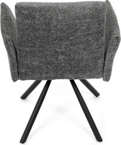 Jedálenská stolička sivá DCH-W1117 GREY2