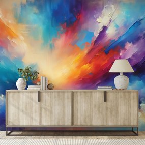 Samolepiaca tapeta dúhové abstraktné nebo