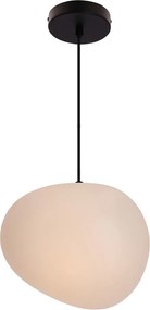 Čierno-biele závesné svietidlo ø 25 cm Stones – Candellux Lighting