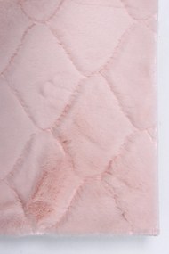 Koberec Rabbit 3D 04 BABY PINK rozmery koberec: 60x100 cm