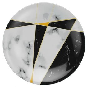 24-dielna súprava porcelánového riadu Kütahya Porselen Black&amp;White