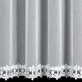 ZÁCLONA NA PÁSKE KAJA 350X155 CM CM BIELA