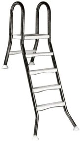 Rebrík ESP pre zapustené bazény, 4+1 stupne, pre bazény vysoké 1,2 m, AISI 304