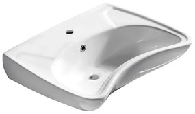 Biele keramické umývadlo 59x45,5 cm Handicap – Sapho