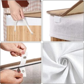 Kôš na bielizeň GUS, hnedý