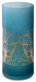 Dekoračná váza MUSA 15x35cm tyrkysová
