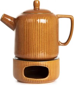 Džbán na čaj MIRANDE s ohrievačom 855578 950 ml