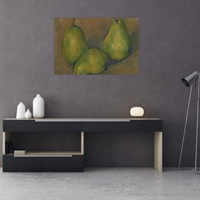 Obraz - Paul Cézanne, Three Pears, reprodukcia (90x60 cm)