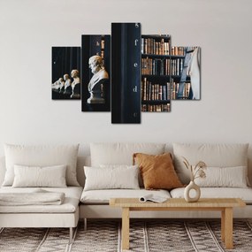 Obraz - V knižnici (150x105 cm)