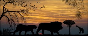 Obraz Safari (120x50 cm)