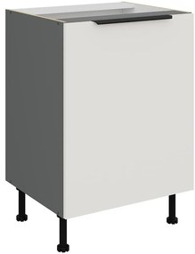 Kuchynská skrinka Aria-Wh/Ant Anti Fingerprint 60d 1f Bb