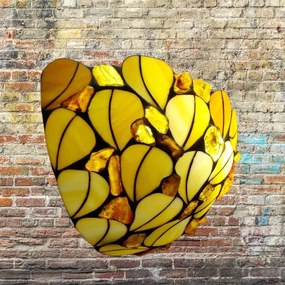 Nástenná jantár Tiffany 30*19 AMBER