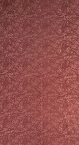 Dekorstudio Zamatový dekoračný záves s reliéfnym vzorom OCTAVIA v tmavoružovej farbe Uchytenie závesu: Dekoračné kolieska